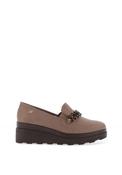Zanni &amp; Co Renzhai Gem Link Wedge Loafers, Grey image