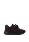 Zanni &amp; Co Tianchang Faux Suede Rhinestone Floral Trainers, Black image