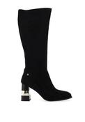 Zanni &amp; Co Belawon Knee High Heeled Boots, Black image