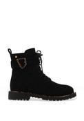 Zanni &amp; Co Flat Military Style Boots, Black image