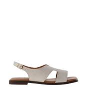 Zanni &amp; Co. Cross Detail Sling Back Sandals, Off White image