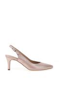 Zany Shimmer Sling Back Court Shoes, Blush image