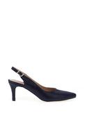 Zany Shimmer Sling Back Court Shoes, Marino image