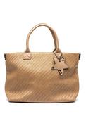 Zen Collection Woven Texture Tote Bag, Beige image