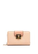 Zen Collection Zip Around Woven Wallet, Blush image