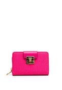 Zen Collection Zip Around Woven Wallet, Pink image