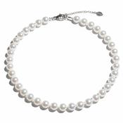 Serafina Collection Classic Pearl Necklace, White image