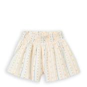 Zippy Girls Floral and Stripe Shorts, Cream Multi