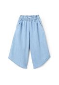 Zippy Girl Denim Wide Leg Paperbag Trouser, Blue image