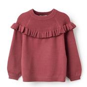 Zippy Girls Long Sleeve Knit Jumper, Brown