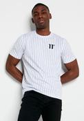 11 Degrees Vertical Stripe T-Shirt, White image