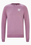 11 Degrees Core Crew Neck Sweater, Berry Mist image