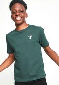 11 Degrees Boys Core Small Logo T-Shirt, Darkest Spruce Green image