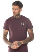 11 Degrees Core T-Shirt, Mulled Red image