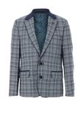 1880 Club Boys Tivoli 15194 Check Jacket, Navy 28 image