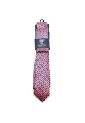 1880 Club Print Handmade Tie and Pocket Square, Pink Multi image