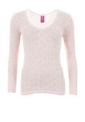 White Snowdrop Long Sleeve Spencer, Pink image