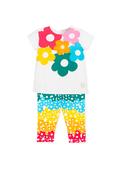 Agatha Ruiz De La Prada Girl Tee and Legging Set, White Multi image