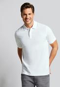 Bugatti Pique Polo Shirt, White image