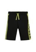 Guess Boys Logo Sweat Shorts, Black image