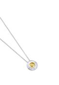 Garrett Mallon Medium Irish Heart Pendant, Silver and 18ct Gold image
