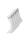 Jack &amp; Jones Boys Basic Logo 5 Pack of Tennis Socks, White image