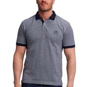 Raging Bull 2 Tone Badge Pique Polo Shirt, Navy image