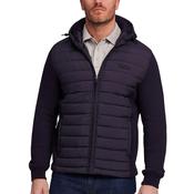 Raging Bull Hooded Hybrid Jacket, Navy image