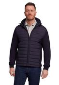 Raging Bull Hooded Hybrid Jacket, Navy image