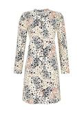 Ringella Leopard Print Button Through Nightdress, Multi-Coloured
