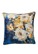 Scatterbox Gigi Feather Filled 58x58cm Cushion, Navy and Yellow image