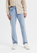 Selected Homme Straight Scott Jeans, Light Blue Denim image