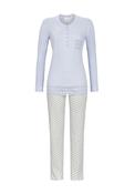 Ringella Lace Trim Pyjama Set, Powder Blue image