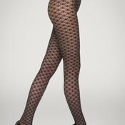 Wolford Geometric Style 20 Denier Tights, Black