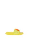 Agatha Ruiz De La Prada Glitter Smiley Sliders, Yellow image