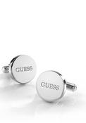 Guess Man Identity Round Cufflinks, Silver image