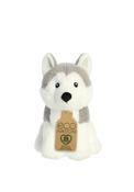 Aurora Eco Nation Husky Dog, White and Grey