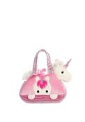 Aurora Fancy Pal Peek A Boo Unicorn and Pet Carrier, Pink image