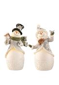 Aynsley Christmas Figurines, Pair of Snowmen image