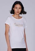 Barbour International Womens Grid T-Shirt, White image
