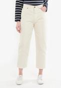 Barbour Womens Westbury Barrel Leg Jean Size UK10, Ecru image