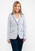 Bariloche Muralla Stripe Blazer, Navy &amp; White image