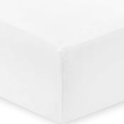 Bianca Home 400TC Cotton Sateen Fitted Sheet, White image