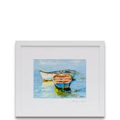 Blue Shoe Gallery Taking a Rest Framed Print