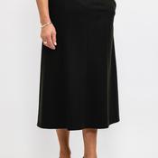 Brendella A Line Wool Midi Skirt, Dark Green image
