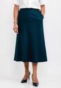 Brendella A Line Wool Midi Skirt, Petrol image