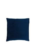 Fullshire Feather Filled Velvet Cushion with Circle Detailing, Royal Blue image