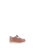 Clarks Girls Crown Teen Patent T-Bar Shoe, Dusty Pink image