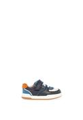 Clarks Fawn Craft Toddler Boys Leather Trainers, Navy image
