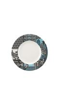 Spode Patchwork Willow 7” Side Plate, Teal Multi image